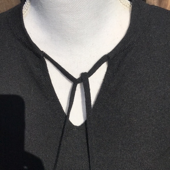 👉Sold👈Anthropologie Ett:Twa Laval Tie Neck Sweater - Picture 3 of 10